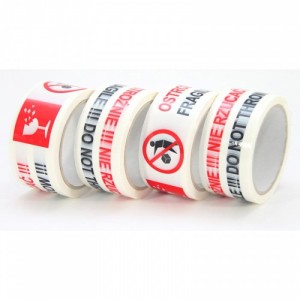 TAŚMA PAKOWA OSTROŻNIE NIE RZUCAĆ