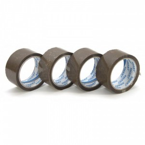 TAŚMA PAKOWA KAUCZUK / SOLVENT BRĄZOWA