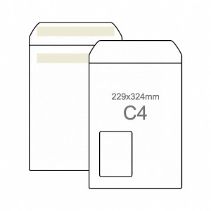 KOPERTA C4 z oknem - SK - 229x324mm